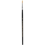 Gold Line penselen, afm 4, L: 17 cm, B: 3 mm, rond, 12 stuk/ 1 doos