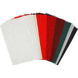 Hobbyvilt, diverse kleuren, 20x30 cm, dikte 1,5 mm, 180-200 gr, 24 div vellen/ 1 doos