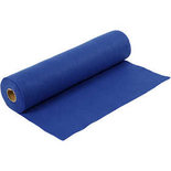 Hobbyvilt, blauw, B: 45 cm, dikte 1,5 mm, 180-200 gr, 5 m/ 1 rol