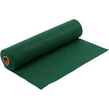 Hobbyvilt, donkergroen, B: 45 cm, dikte 1,5 mm, 180-200 gr, 5 m/ 1 rol