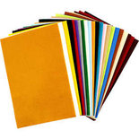 Hobbyvilt, diverse kleuren, afm 20x30 cm, dikte 1,5 mm, 180-200 gr, 24 div vellen/ 1 doos