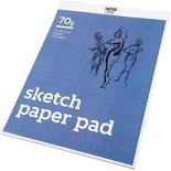 Schetsblok - Wit - A3 - 29,7x42cm - 70 gram - Creotime - 70 vellen