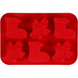 Silicone vormen, bloemen, H: 2,6 cm, L: 30 cm, B: 21 cm, gatgrootte 60x75 mm, 75 ml, 1 stuk