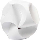 Click ballen, afm 3,5x8,8 cm, d: 5 cm, wit, 9sets
