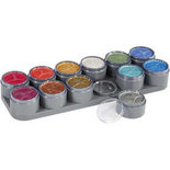 Grimas Schmink - Schminkpalet, parelmoer kleuren, 12x15 ml/ 1 stuk
