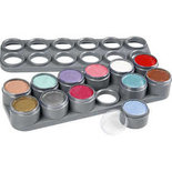 Grimas Schmink - Schminkpalet, diverse kleuren, 12x15 ml/ 1 stuk