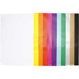 Glanspapier, diverse kleuren, 32x48 cm, 80 gr, 11x25 vel/ 1 doos