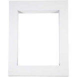 Passepartout lijsten, wit, A3, afm 40x50 cm, 500 gr, 100 stuk/ 1 doos