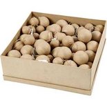 Ornamenten, d 4+5+6 cm, 3x35 stuk/ 1 doos