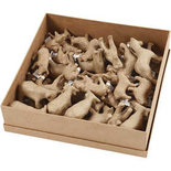 Boerderijdieren, h: 5-10,5 cm, l: 9-12 cm, 32stuks