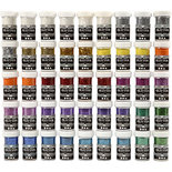 Glitter, diverse kleuren, 46x20 gr/ 1 doos
