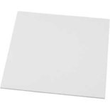 Canvas Paneel, wit, afm 20x20 cm, dikte 3 mm, 280 gr, 1 stuk