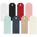 Manilla-labels, afm 3x8 cm, 220 gr, 16x20 stuk/ 1 doos