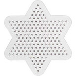 Onderplaat, transparant, d: 10 cm, 1 stuk