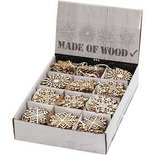 Ornamenten, d: 7 cm, dikte 0,3 mm, 200 stuk/ 1 doos