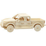 3D Puzzel, Pick-up truck, afm 19,5x8x12 cm, 1 stuk