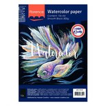 Florence - Aquarelpapier smooth Black A4 10pcs 300g