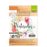 Florence - Aquarelpapier A5 texture Off-white 300gr 15vellen
