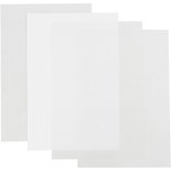 Krimpfolie - Transparant Glans, Mat Transparant, Mat Wit - Diverse Kleuren - 20x30 cm - 4 vellen