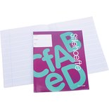 Werkboek met gelinieerd papier, A1,A2,A3,A4,A5,A6,A7,C6,C7,z-fold,Z-folded, afm 17x21 cm, 64 , 70 gr, 25 stuk/ 1 doos