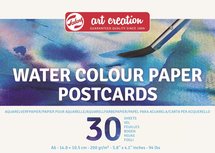 Art creation aquarelpapier postcards 30 vel
