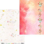 Dubbelzijdig Achtergrond Papier - Roze - Say it with flowers nr. 339 - A4 - 170 grams - Studiolight
