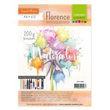 Florence aquarelpapier smooth off-white 200g A4 12 vel