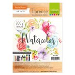Florence aquarelpapier texture off-white 300g A4 10 vel
