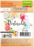 Florence aquarelpapier texture off-white 300g A6 20 vel