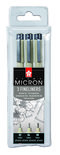 Pigma Micron set 3 fineliners 02, 04, 08