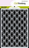 Sjabloon achtergrond Ruit facet art deco A6