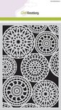 Achtergrondsjabloon met cirkels - Fantasy Cirkelpatroon - 15x21cm - A5 - CraftEmotions