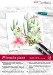 Tombow aquarelpapier 300 gram A6