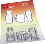 Clear Stamps - Die set - Snijmal - #4 Hetty's Beer - Marianne Design - 1 stuk