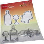 Clear Stamps - Die set - Snijmal - #4 Hetty's Wine - Marianne Design - 1 stuk