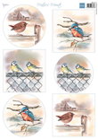 Knipvellen - Plaatjes - Kaarten maken - Scrapbook - #7 Mattie's mooiste Birds in winter - Marianne Design - 10 vellen