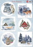 Knipvellen - Plaatjes - Kaarten maken - Scrapbook - #4 Nordic Christmas - Marianne Design - 10 vellen