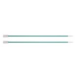 Aluminium breinaalden met knop 40 cm 8 mm
