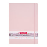 Schetsboek - Tekenboek - Harde kaft - Met Elastiek - Pastel Pink - 21x29,7cm - 140gr - 80blz - Talens - 1 stuk