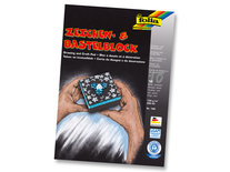Tekenblok - Zwart Tekenpapier - A3 - 130gr - Folia - 10 vellen