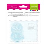 Acrylblok voor clear stamps 90 x 120 mm