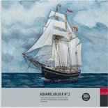 Aquarelblok 300 gram 20 x 20 cm