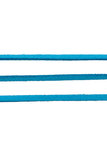 Imitatie suede veter groenblauw 3 mm