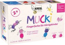 Mucki vingerverf 6 koningskleuren