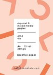 Ckreative A6 aquarelpapier 350g 15 vel