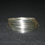 Verzilverde draad 1,0 mm 4 meter