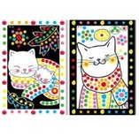 Stippen Tekening Puzzel Mozaiek - Poezen, Kat - Educatief - Kinderen - 2 stuks