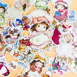 Scrapbook plaatjes - Stickers - Kinderen - Schattig - Old School - Nostalgisch - 16 stuks