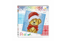 Pixel set kerst puppy