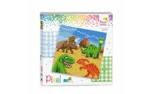 Pixel set dinosaurussen
